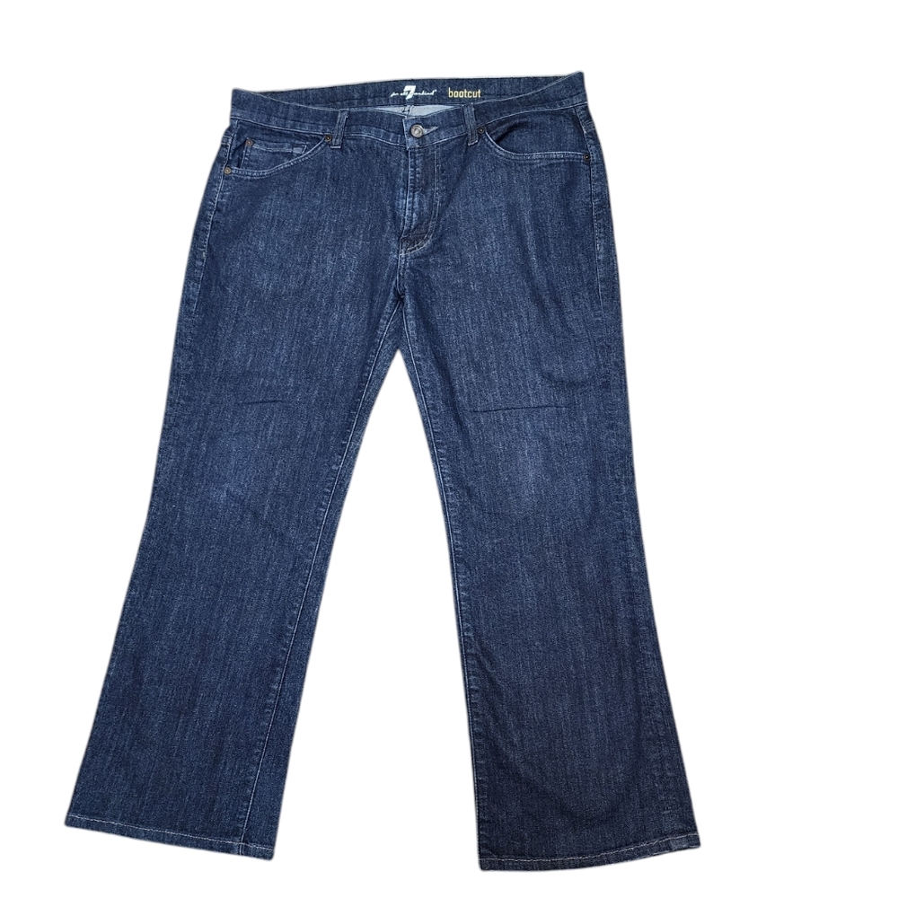 7 for all mankind Women's Bootcut Jeans - Dark Blue